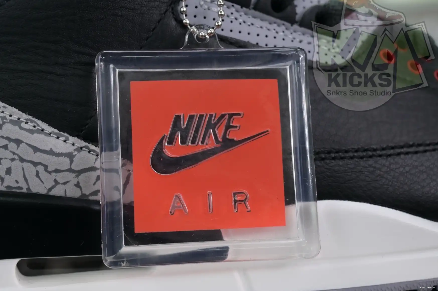 Air Cement Jordan Kimikick Reimagined” 3“Black 0325